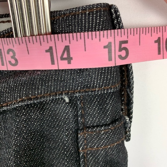 Saks 5th - MYNK hauteur black denim jean capris - Picture 5 of 7